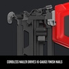 CRAFTSMAN V20 Cordless Finish Nailer Kit, Nail Gun, 16GA, 2-1/2 Nails, Battery and Charger Included (CMCN616C1)(Nailer Kit Only)