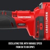 CRAFTSMAN V20* Oscillating Tool Cordless, Tool Only (CMCE500B)(Oscillating Tool (Tool Only))
