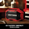 CRAFTSMAN V20 Wireless Portable Bluetooth Speaker, Tool Only (CMCR001B), Red(Bluetooth Speaker (Tool Only))