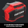 CRAFTSMAN V20 Wireless Portable Bluetooth Speaker, Tool Only (CMCR001B), Red(Bluetooth Speaker (Tool Only))