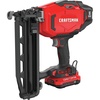 CRAFTSMAN V20 Cordless Finish Nailer Kit, Nail Gun, 16GA, 2-1/2 Nails, Battery and Charger Included (CMCN616C1)(Nailer Kit Only)