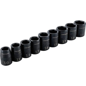 CRAFTSMAN Impact Socket Set, Metric, 3/8″, 9Piece (CMMT15881)(Metric)