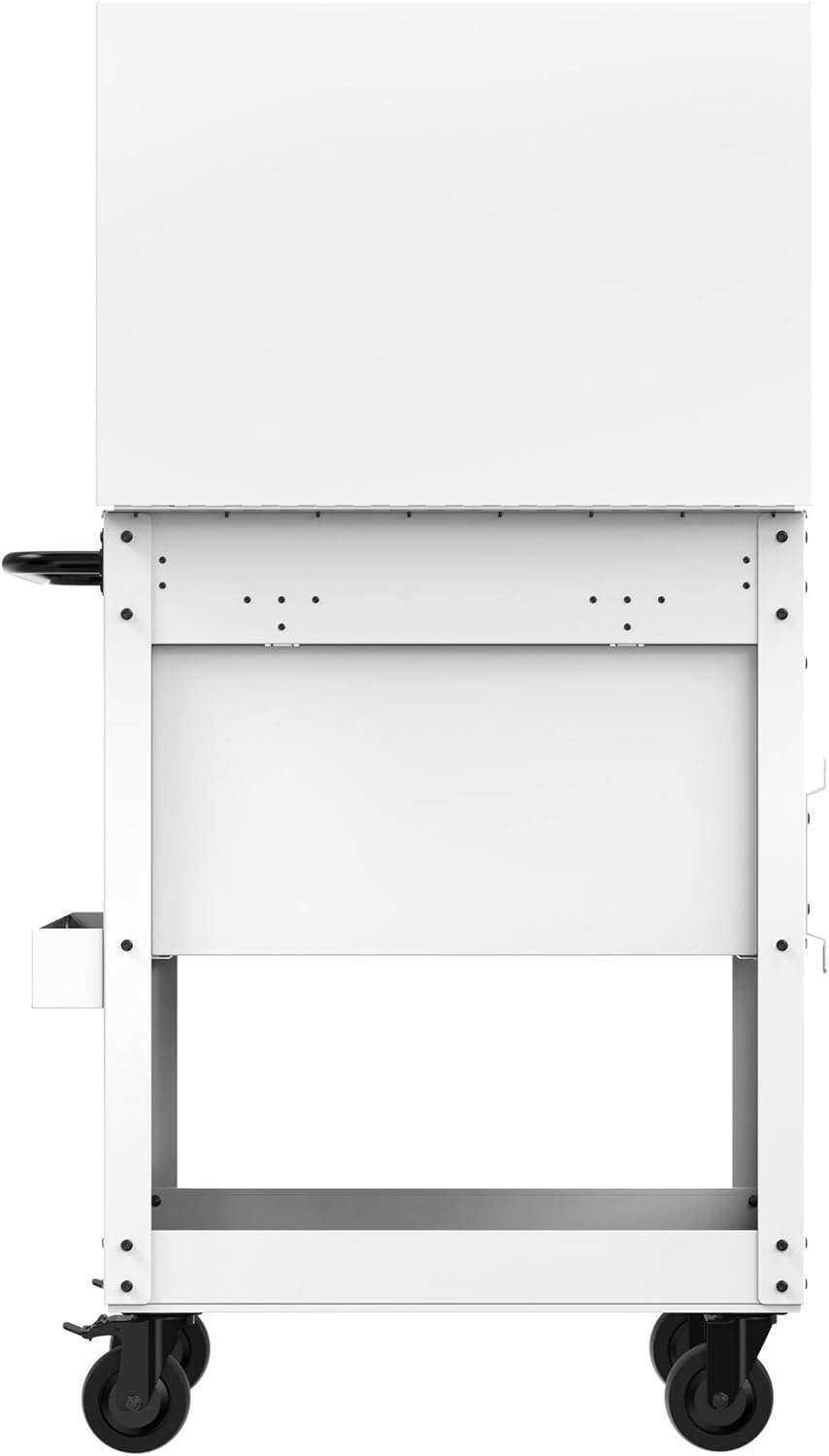 image:imageCRAFTSMAN Rolling Tool Chest with Drawers Tool Box with Wheels and 4 Drawers Power Outlets and USB Protective Liner Steel Utility Cart Storage Cabinet Supports up to 700 lbs White CMST98276WWWhite