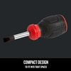 CRAFTSMAN Screwdriver SL1/4 in. x 1.5 in. Compact Slotted, Magnetic Tip, Easy Grip (CMHT65163)(Old Version)