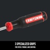 CRAFTSMAN Screwdriver SL5/16 in. x 6 in. Slotted, Magnetic Tip, Comfort Grip (CMHT65165)(Old Version)