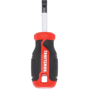 CRAFTSMAN Screwdriver SL1/4 in. x 1.5 in. Compact Slotted, Magnetic Tip, Easy Grip (CMHT65163)(New Version)