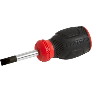 CRAFTSMAN Screwdriver SL1/4 in. x 1.5 in. Compact Slotted, Magnetic Tip, Easy Grip (CMHT65163)(Old Version)