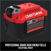 CRAFTSMAN V20 Lithium Ion Battery for Power Tools, 9 Ah, LED Charge Indicator (CMCB209)(9.0 AH Battery)