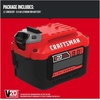 CRAFTSMAN V20 Lithium Ion Battery for Power Tools, 9 Ah, LED Charge Indicator (CMCB209)(9.0 AH Battery)
