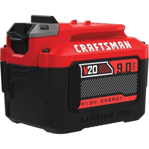 CRAFTSMAN V20 Lithium Ion Battery for Power Tools, 9 Ah, LED Charge Indicator (CMCB209)(9.0 AH Battery)