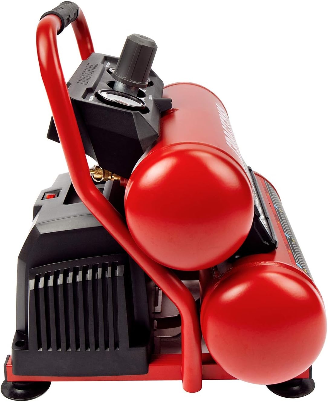 image:imageCraftsman 2Gallon Air Compressor 13 HP OilFree Twin Tank 125 PSI Max Portable amp Quiet Air Tool for Home DIY Tire Inflation Nailing amp Spray Painting Compact for Easy Storage