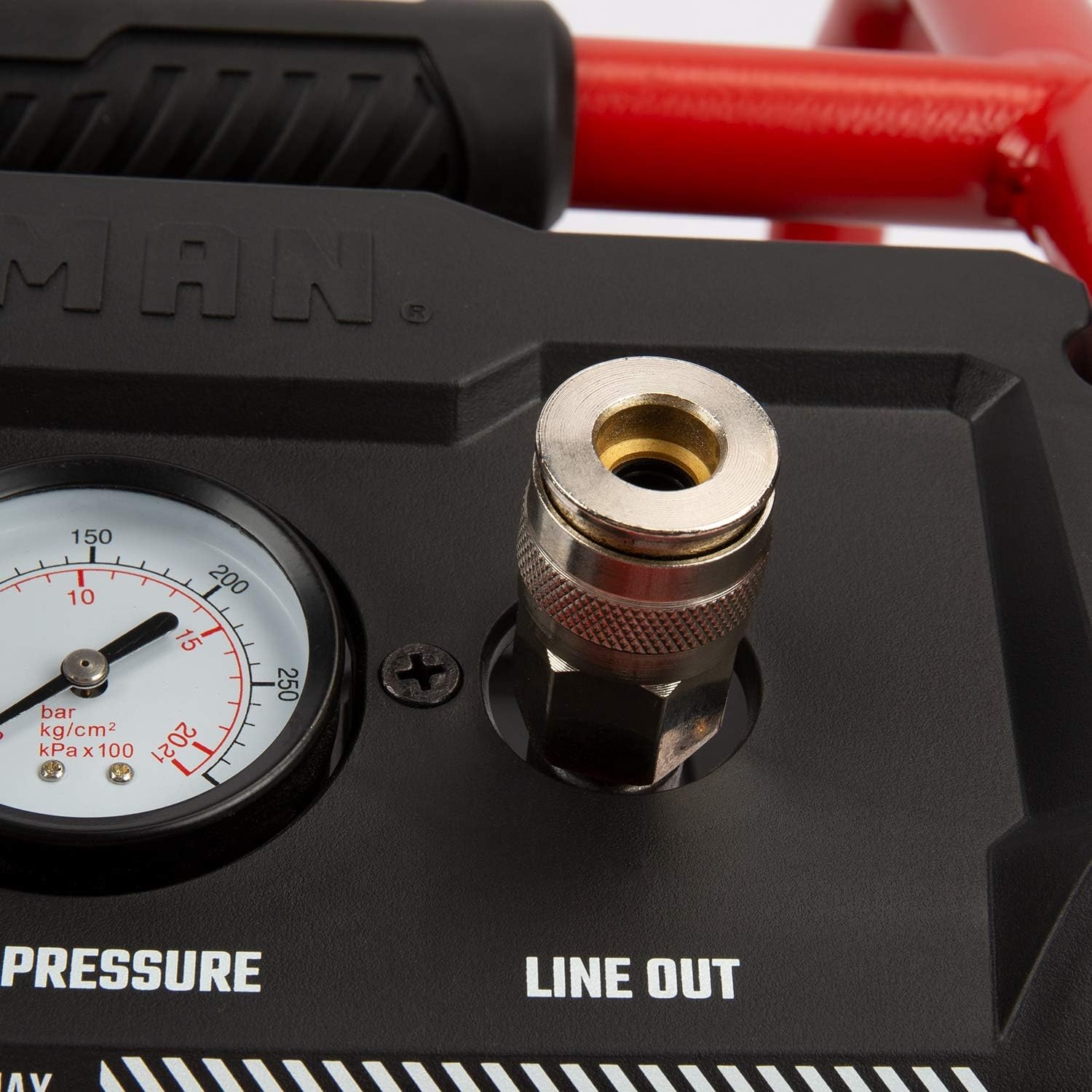 image:imageCraftsman Air Compressor 3 Gallon Portable Hotdog Air Compressor Max 155 PSI 26 CFM90psi OilFree Electric Workshop Air Compressors CMXECXA0200341