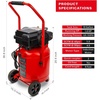 Craftsman Air Compressor 10 Gallon, Peak 1.8 HP, Max 150 PSI, 4.0CFM@90PSI, 5.0 CFM@40PSI, Oil-free, Portable Air Compressor with Wheel, 120V, Model: CMXECXA0331042