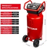 Craftsman Air Compressor, 20 Gallon Oil-Free 1.8 HP Max 175 PSI Pressure Two Quick Couplers Big Capacity, Red- CMXECXA0232043(Air Compressor)