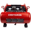 Craftsman Air Compressor 3 Gallon Portable Hotdog Air Compressor, Max 155 PSI 2.6 CFM@90psi Oil-Free Electric Workshop Air Compressors, CMXECXA0200341