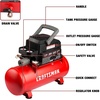 Craftsman Air Tools, 2 Gallon Portable Air Compressor 1/3 HP Oil-Free Max 125 PSI Pressure, Hot Dog, Model: CMXECXA0200243
