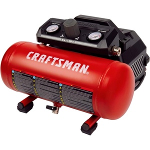 Craftsman Air Compressor 1.5 Gallon Portable, 3/4 HP, 1.5 CFM@90PSI, Max 125 PSI, Oil Free, Lightweight Air Compressor for DIY Workshop, Small Project