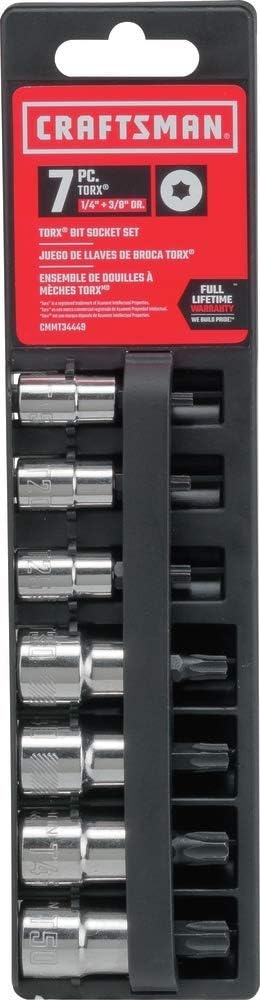 image:imageCRAFTSMAN Hex Bit Socket Set 38 Drive SAE 6Piece CMMT3444710 feet