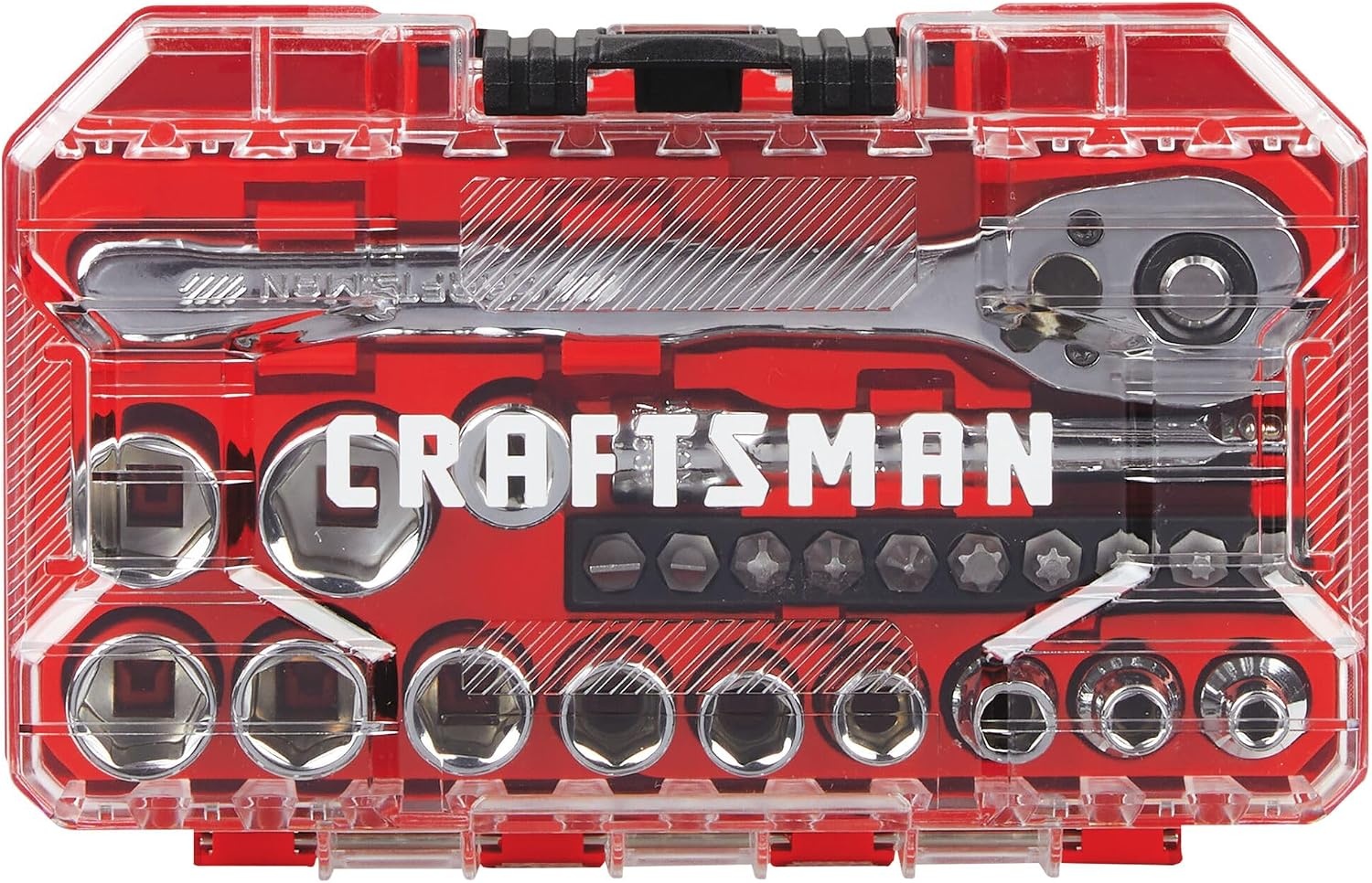 image:imageCRAFTSMAN Mechanics Tool Set 24 Piece 14 Inch Drive SAE CMMT12109LZNEW MM Set