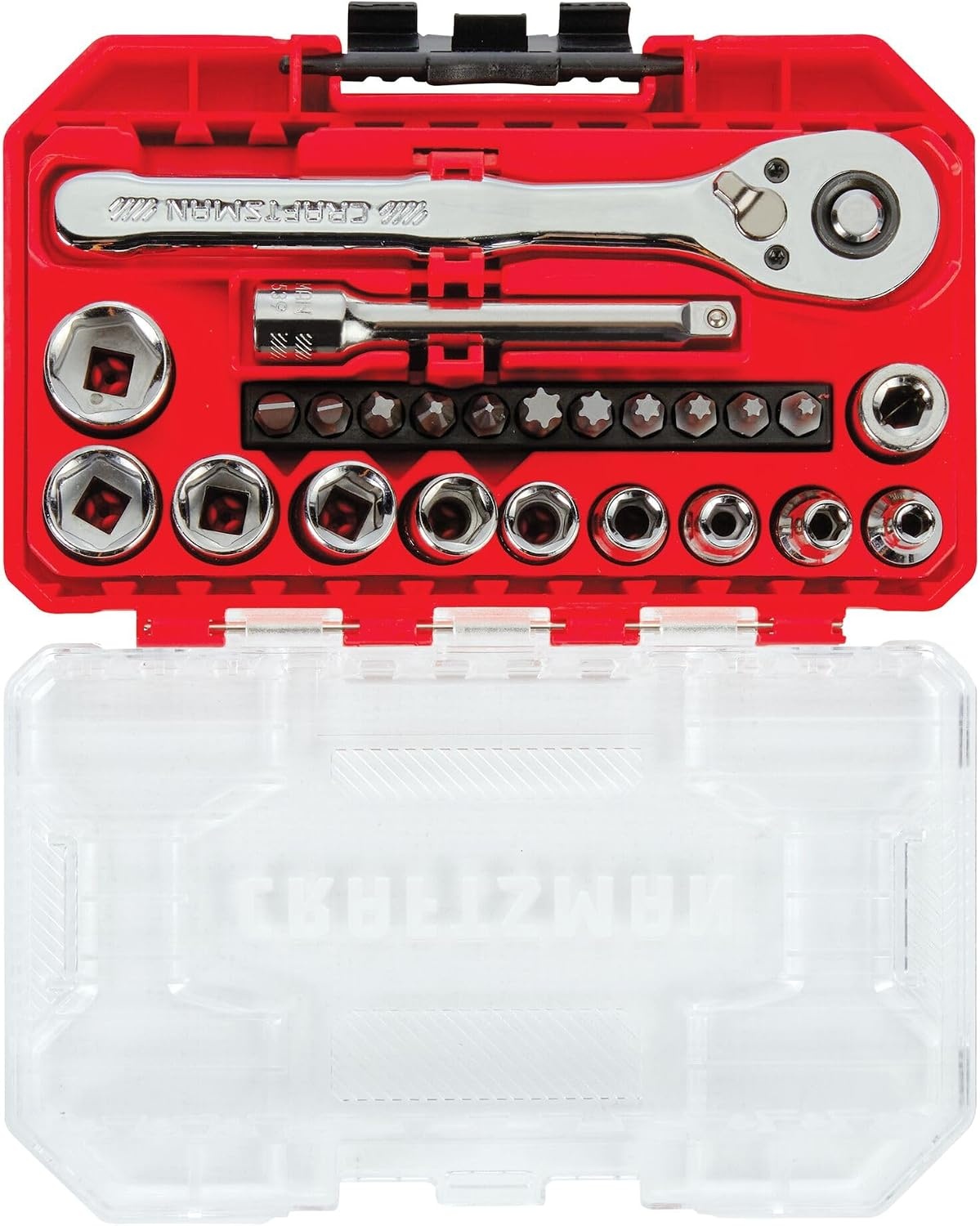 image:imageCRAFTSMAN Mechanics Tool Set 24 Piece 14 Inch Drive SAE CMMT12109LZNEW SAE Set