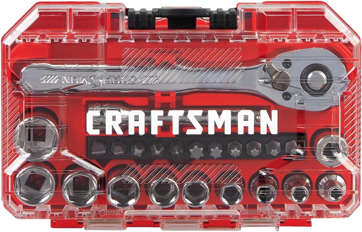 image:imageCRAFTSMAN Mechanics Tool Set 24 Piece 14 Inch Drive SAE CMMT12109LZNEW SAE Set