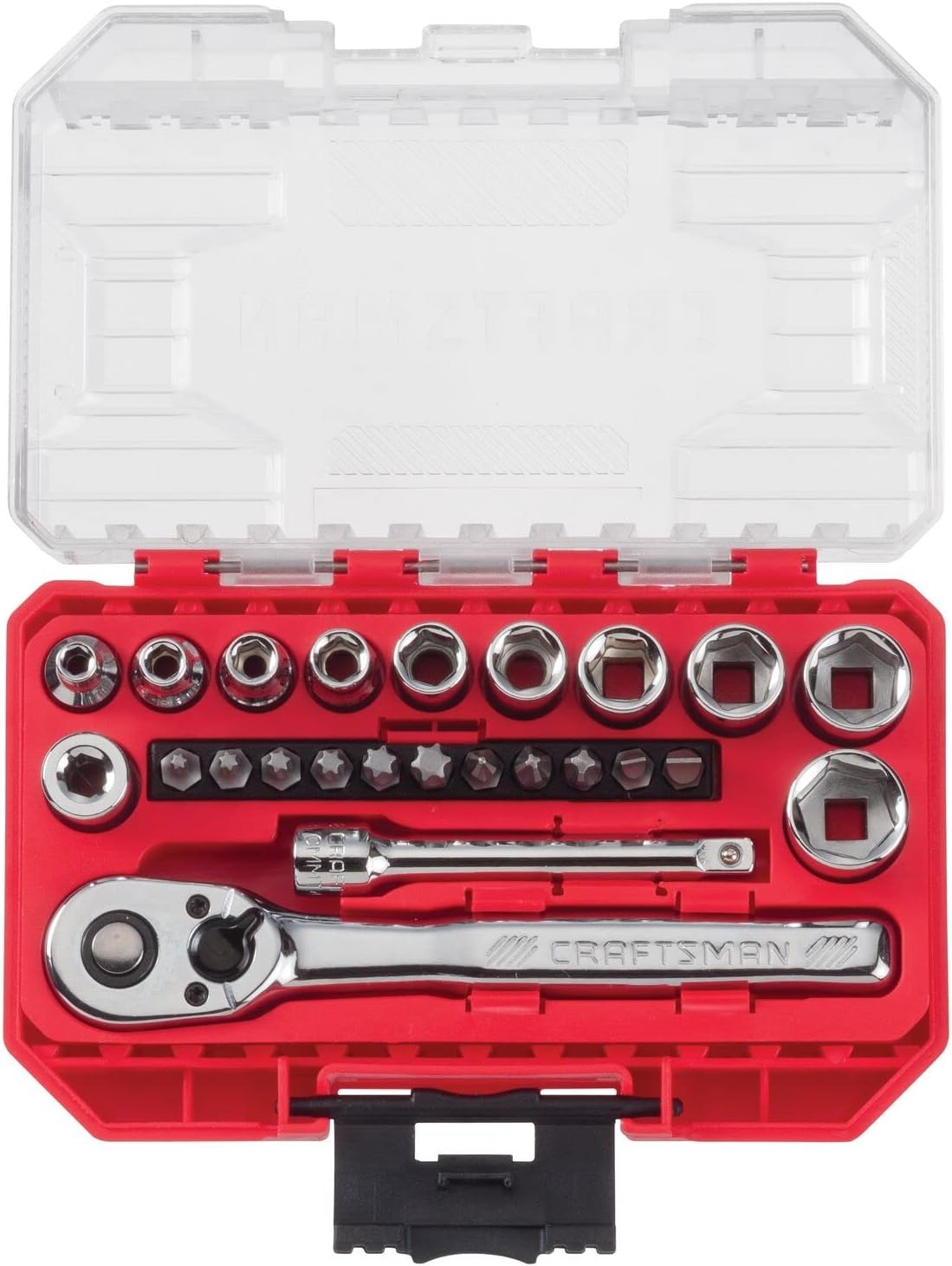 image:imageCRAFTSMAN Mechanics Tool Set 24 Piece 14 Inch Drive SAE CMMT12109LZSAE