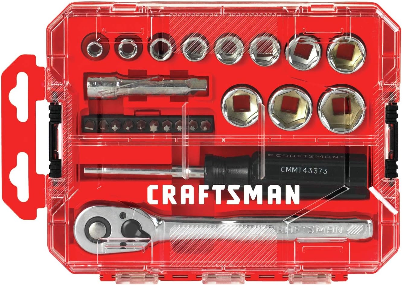 image:imageCRAFTSMAN Mechanics Tool Set 24 Piece 38 Inch Drive Metric CMMT1211138 inch