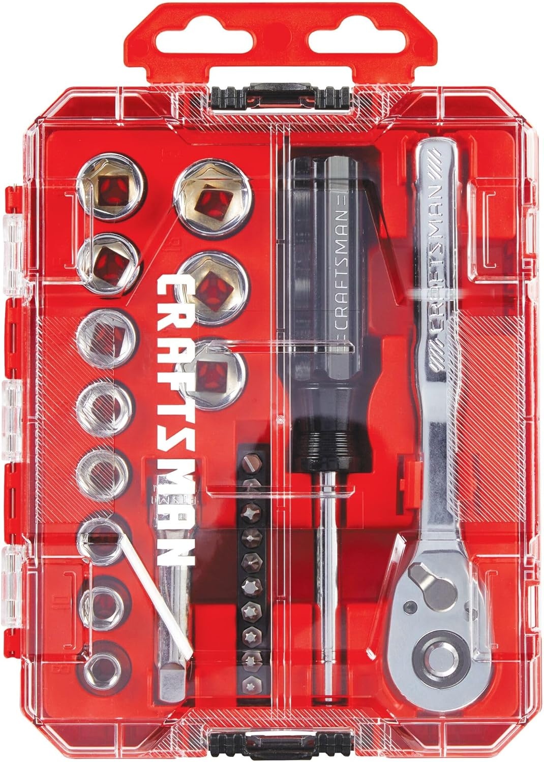 image:imageCRAFTSMAN Mechanics Tool Set 24 Piece 38 Inch Drive Metric CMMT1211138 inch