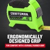 CRAFTSMAN Hi-Viz 3 Pack 12 ft, 16 ft and 25 ft Tape Measure, Ergonomic Grip, Durable Blade (CMHT38333S)