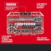 CRAFTSMAN Mechanics Tool Set, 24 Piece, 1/4 Inch Drive SAE (CMMT12109LZ)(NEW MM Set)