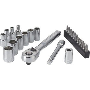 CRAFTSMAN Mechanics Tool Set, 24 Piece, 1/4 Inch Drive SAE (CMMT12109LZ)(SAE)