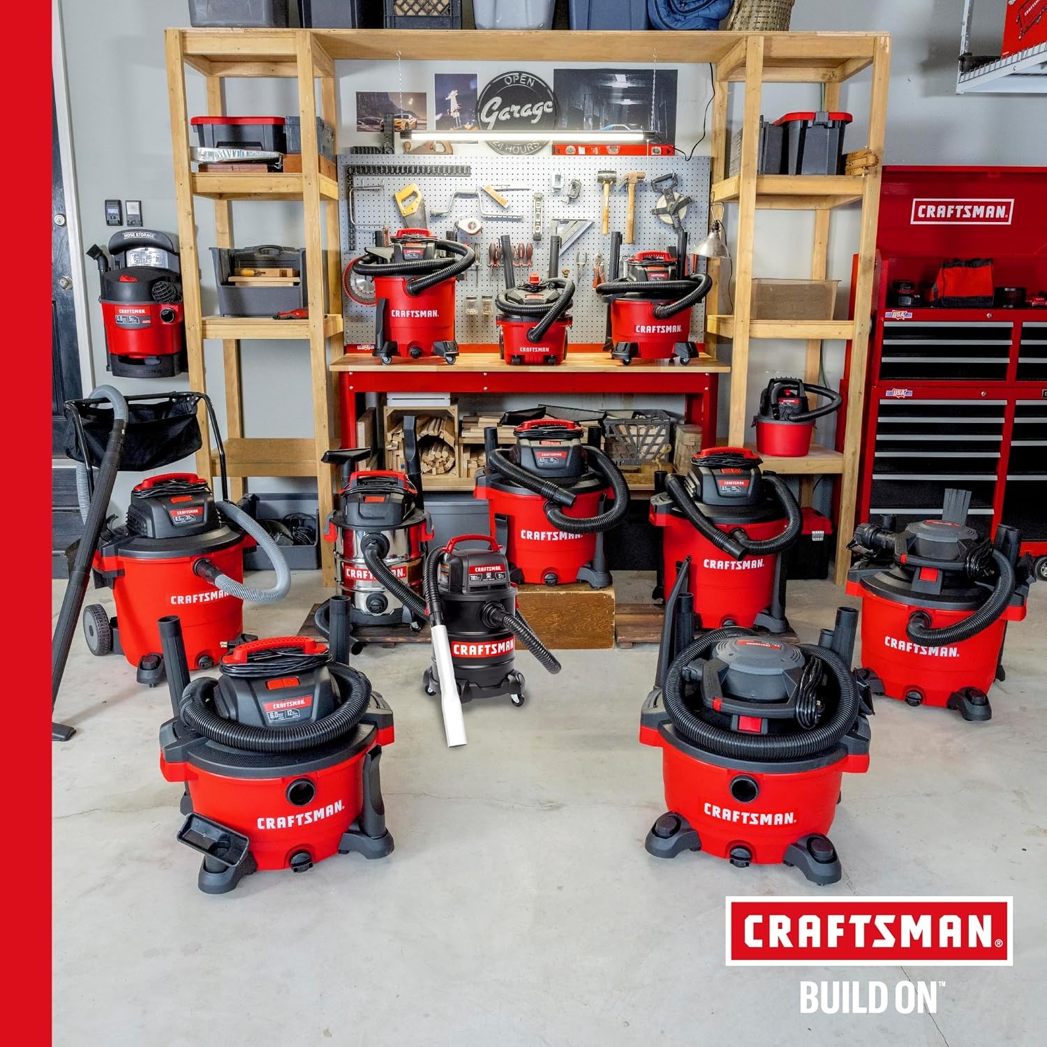 image:imageCRAFTSMAN CMXEVBE17050 5 Gallon 78 Amp Ash and Grilling Vacuum  Portable Dry Only Shop Vacuum with Drum Filter Cartridge Filter Hose and Attachments for CoolDry Ash Cleaning