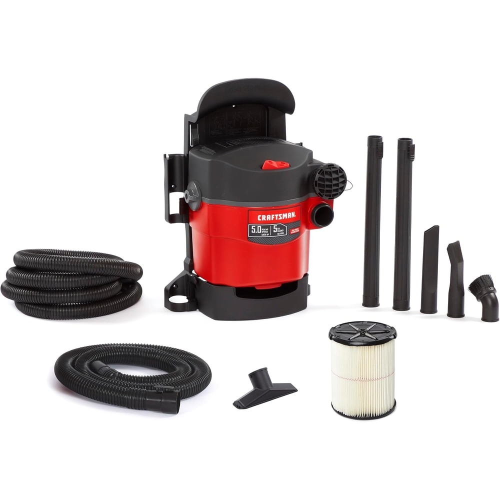 image:imageCRAFTSMAN CMXEVBE17925 5 Gallon 50 Peak HP Wet Dry Shop Vacuum5 Gallon 50 Peak HP