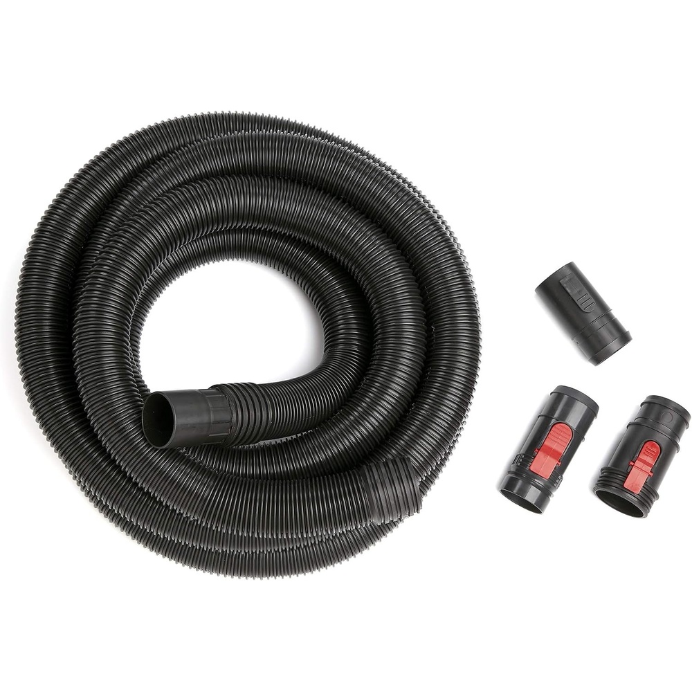 image:imageCRAFTSMAN CMXZVBE38759 212 in x 20 ft POSILOCK Wet Dry Vacuum Hose  IndustrialGrade Shop Vacuum Hose Attachment Kit Fits Most CRAFTSMAN WetDry Vacuums with a 212 in Diameter Inlet212 in by 20 ft