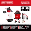 CRAFTSMAN 20 Gal. 6.5 Peak HP and 2.5 Gal. 2.5 Peak HP Shop Vacuum Bundle(20 Gallon Vac and 2.5 Gallon Vac)