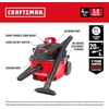 CRAFTSMAN CMXEVBE17040 4 Gallon 5.0 Peak HP Wet Dry Vac, Portable Shop Vacuum Wet and Dry with 2 General Dirt Filters, Hose and Attachments for Home and Automotive Cleaning