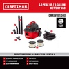 CRAFTSMAN CMXEVBE17040 4 Gallon 5.0 Peak HP Wet Dry Vac, Portable Shop Vacuum Wet and Dry with 2 General Dirt Filters, Hose and Attachments for Home and Automotive Cleaning