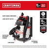 CRAFTSMAN CMXEVBE17155 10 Gallon 6.0 Peak HP Stainless Steel Wet Dry Vac, Portable Shop Vacuum Wet and Dry with Filter, Diffuser, Hose and Attachments for Home and Garage Use(10 Gal 6.0 Peak HP w/Diffuse)
