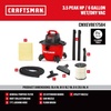 CRAFTSMAN CMXEVBE17584 6 Gallon 3.5 Peak HP Wet Dry Shop Vacuum Bundle