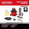CRAFTSMAN CMXEVBE17584 6 Gallon 3.5 Peak HP Wet Dry Vac, Portable Shop Vacuum Wet and Dry with 2 Filters, Dust Bag, Hose and Attachments for Home, Garage and Automotive Cleaning