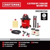 CRAFTSMAN CMXEVBE17590 9 Gallon 4.25 Peak HP Wet Dry Vac, Portable Shop Vacuum Wet and Dry with 2 Filters, Dust Bag, Hose and Attachments for Home, Garage and Automotive Cleaning