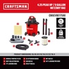 CRAFTSMAN CMXEVBE17590 9 Gallon 4.25 Peak HP Wet Dry Vac, Portable Shop Vacuum Wet and Dry with Filter, Dust Bag, Standard Hose, Pro Hose and Attachments for Home, Garage and Automotive Cleaning