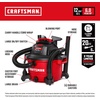 CRAFTSMAN CMXEVBE17594 12 Gallon 6.0 Peak HP Wet Dry Vac, Portable Shop Vacuum Wet and Dry with Filter, Dust Bag, Hose, Dusting Brush and Attachments for Home Projects & Renovations
