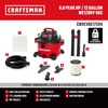 CRAFTSMAN CMXEVBE17594 12 Gallon 6.0 Peak HP Wet Dry Vac, Portable Shop Vacuum Wet and Dry with Filter, Dust Bag, Hose, Dusting Brush and Attachments for Home Projects & Renovations