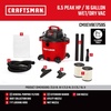 CRAFTSMAN CMXEVBE17595 16 Gallon 6.5 Peak HP Wet Dry Vac, Heavy-Duty Shop Vacuum Wet and Dry with 2 Filters, Dust Bag, Hose and Attachments for Home Projects & Renovations