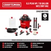 CRAFTSMAN CMXEVBE17595 16 Gallon 6.5 Peak HP Wet Dry Vac, Heavy-Duty Shop Vacuum Wet and Dry with Filter, Dust Bag, Diffuser, Dusting Brush, Hose and Attachments for Home Projects & Renovations