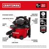 CRAFTSMAN CMXEVBE17606 12 Gallon 6.0 Peak HP Wet Dry Vac with Detachable Leaf Blower, Portable Shop Vacuum Wet and Dry with 2 Filters, Dust Bag, Hose and Attachments for Garage, Outdoor Cleaning