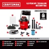 CRAFTSMAN CMXEVBE17656 20 Gallon 6.5 Peak HP Wet Dry Vac with Cart, Heavy-Duty Shop Vacuum Wet and Dry with Fine Dust Filter, Dust Bag, 20 ft. Hose and Attachments for Shop, Garage, Jobsite Cleaning