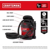 CRAFTSMAN CMXEVBE17925 5 Gallon 5.0 Peak HP Wet Dry Vac, Portable and Wall-Mountable Shop Vacuum with 2 Filters, 2 Hoses and Attachments for Garage and Automotive Cleaning