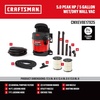 CRAFTSMAN CMXEVBE17925 5 Gallon 5.0 Peak HP Wet Dry Vac, Portable and Wall-Mountable Shop Vacuum with 2 Filters, 2 Hoses and Attachments for Garage and Automotive Cleaning
